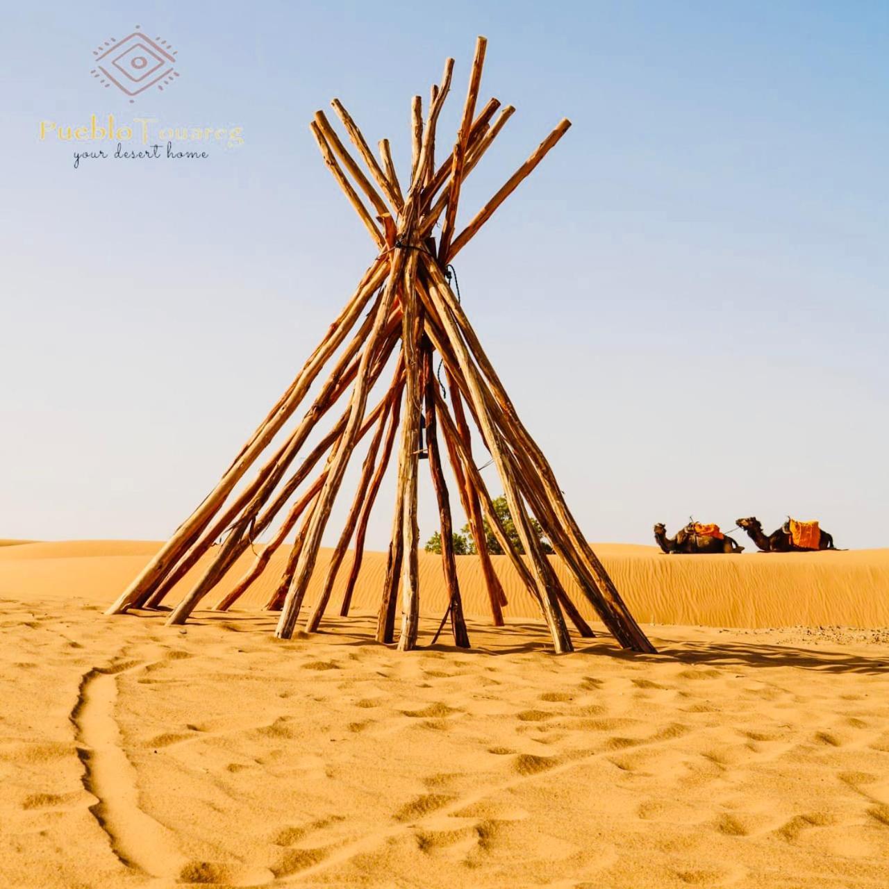 Pueblo Touareg - Private Tents Мерзуга Экстерьер фото
